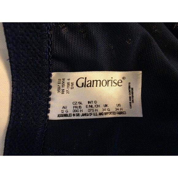 Glamorise WonderWire Front-Close T-Back Bra (34G) - Picture 5 of 5